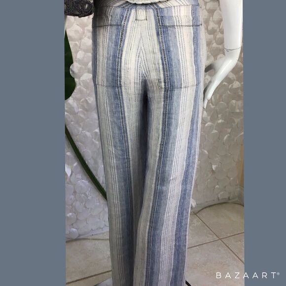 Linen wide leg pants Size S - Picture 3 of 6